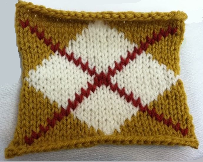 intarsia diamond